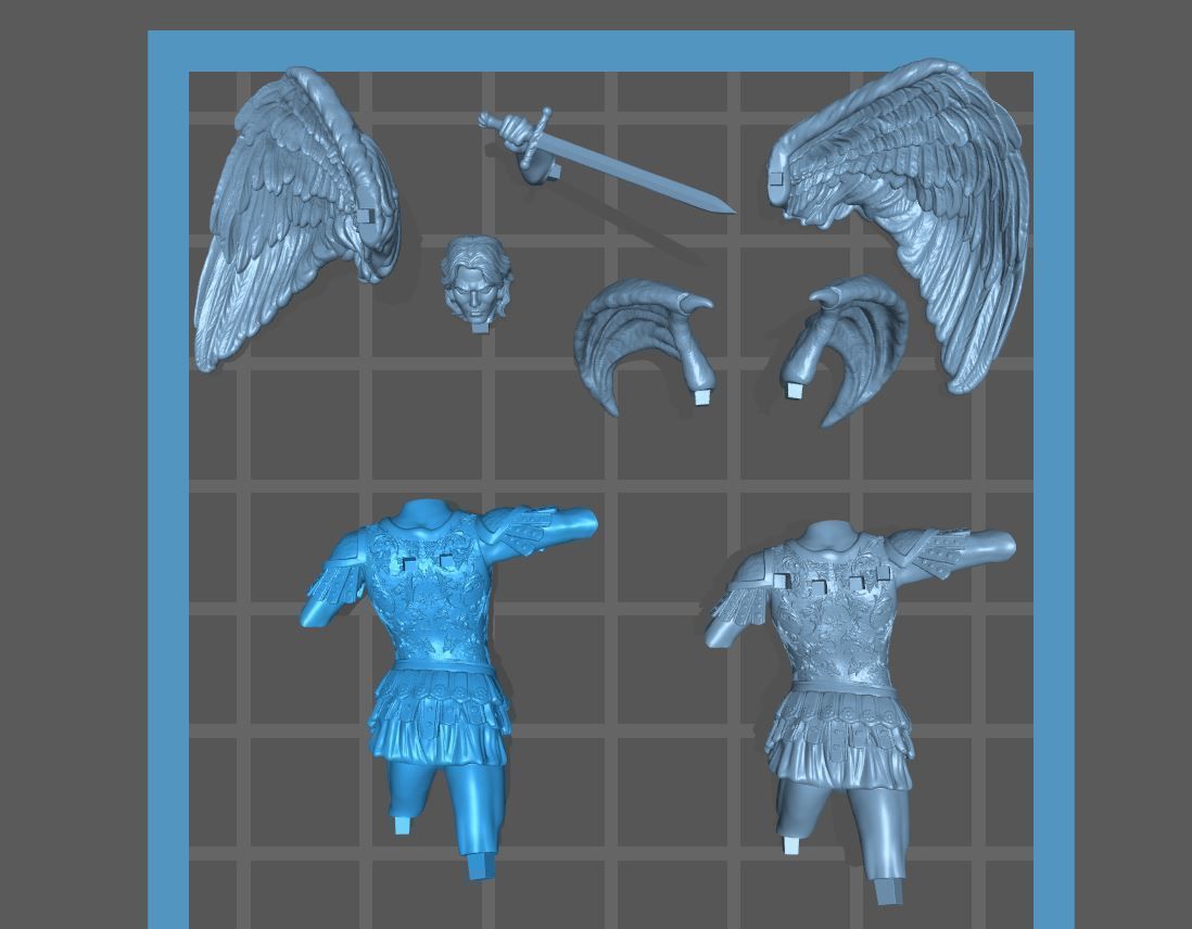 St Michael Archangel 3D print model_24