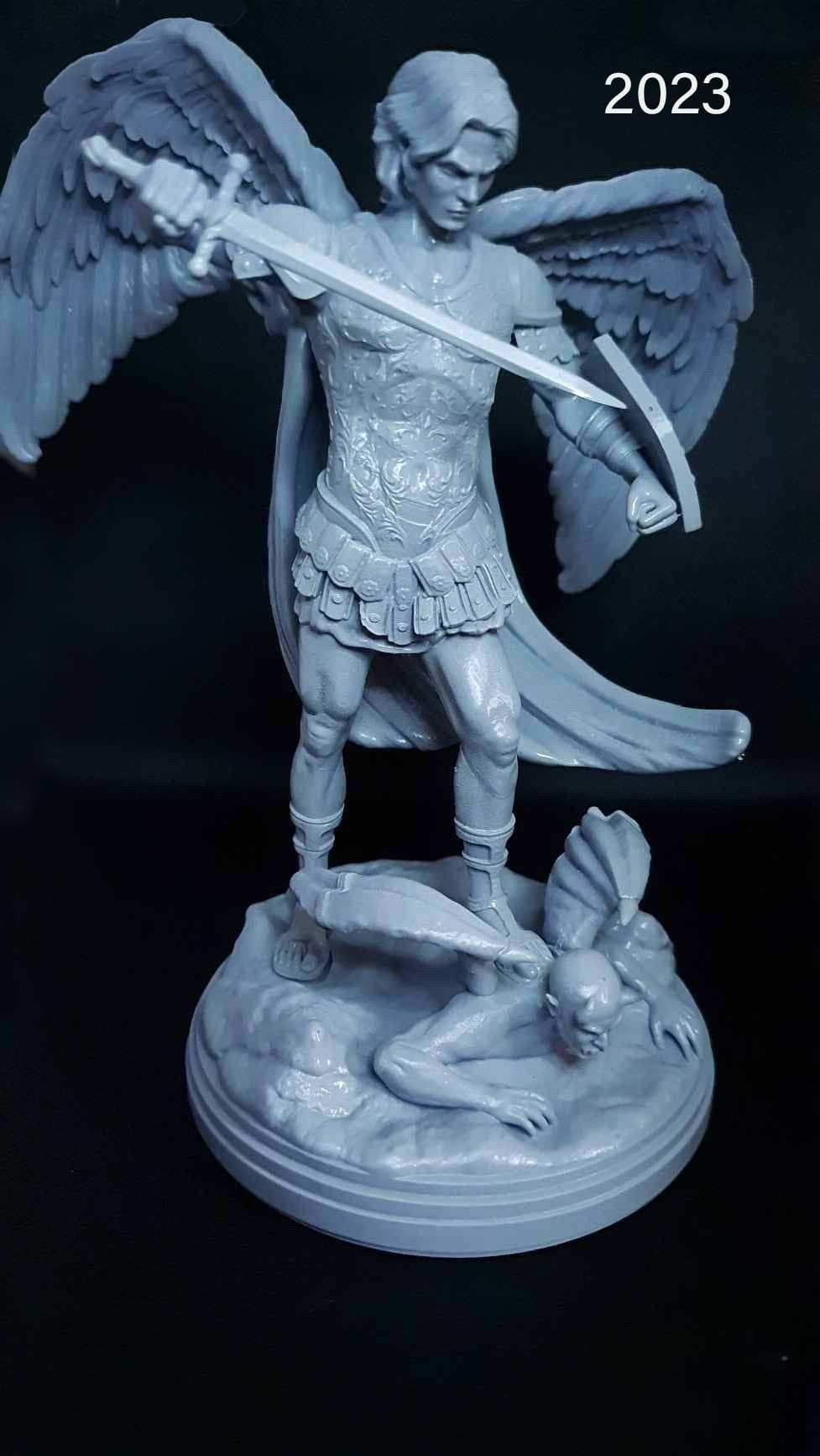 St Michael Archangel 3D print model_34
