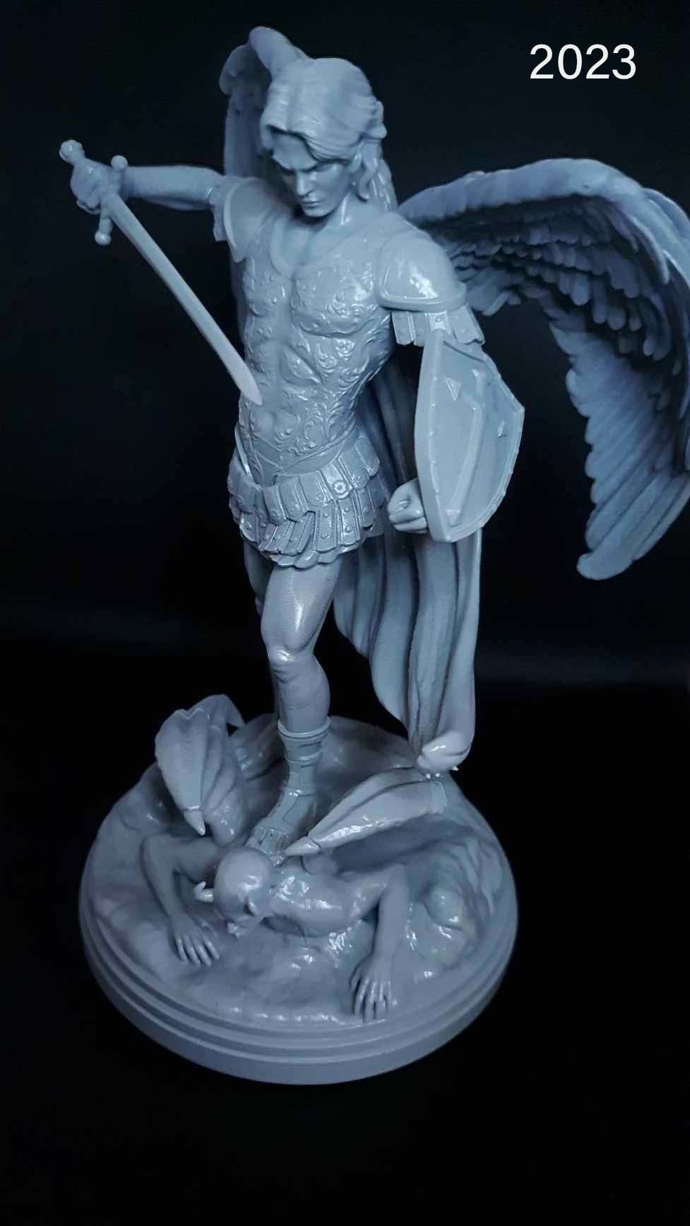 St Michael Archangel 3D print model_33