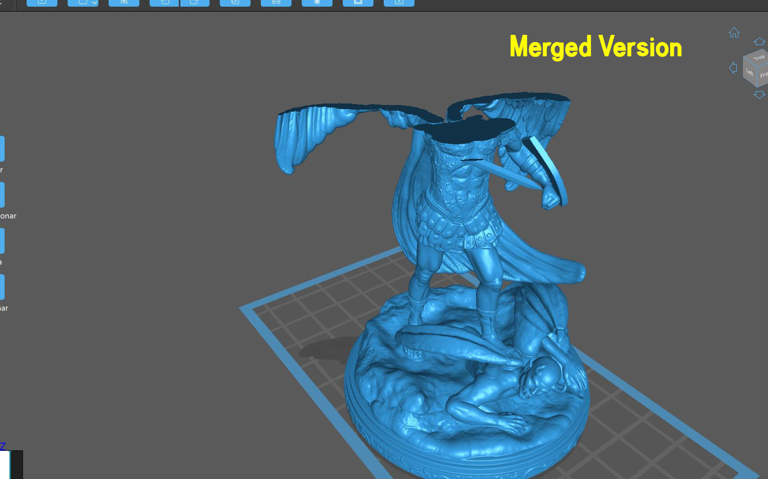St Michael Archangel 3D print model_28