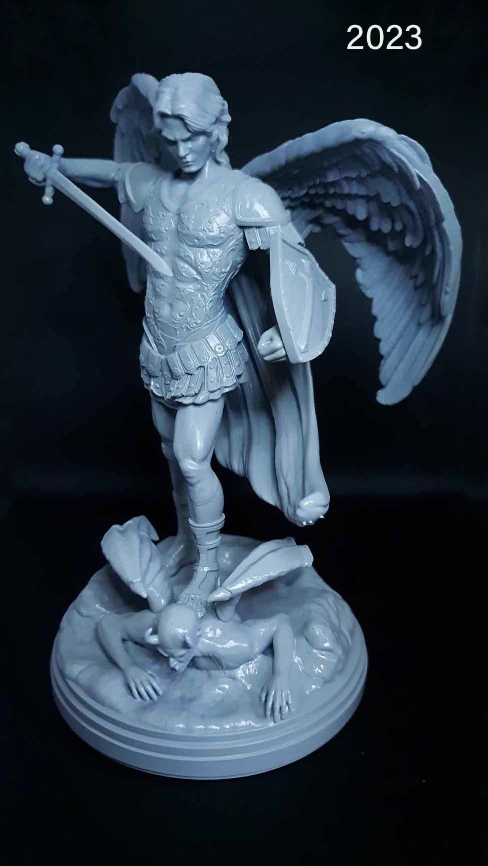 St Michael Archangel 3D print model_32