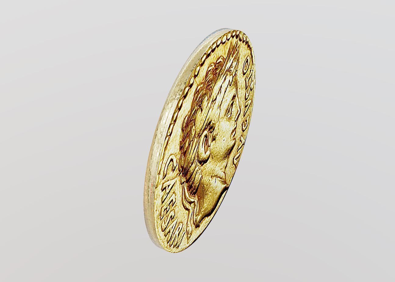  Roman Empire Gold Coin Pack  3D Model Collection_3