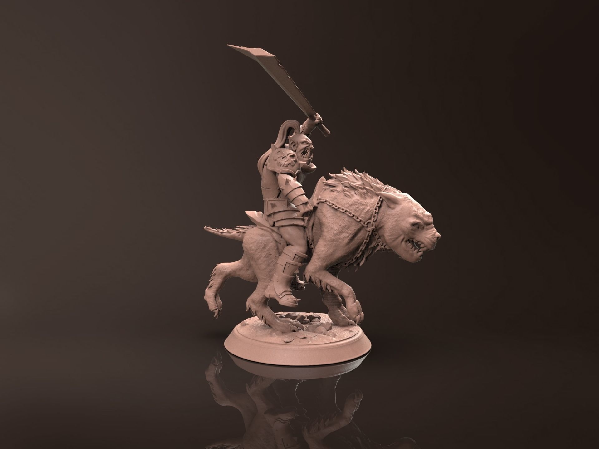 Orc Krampo - Miniature 3D Print Model 3D print model_5