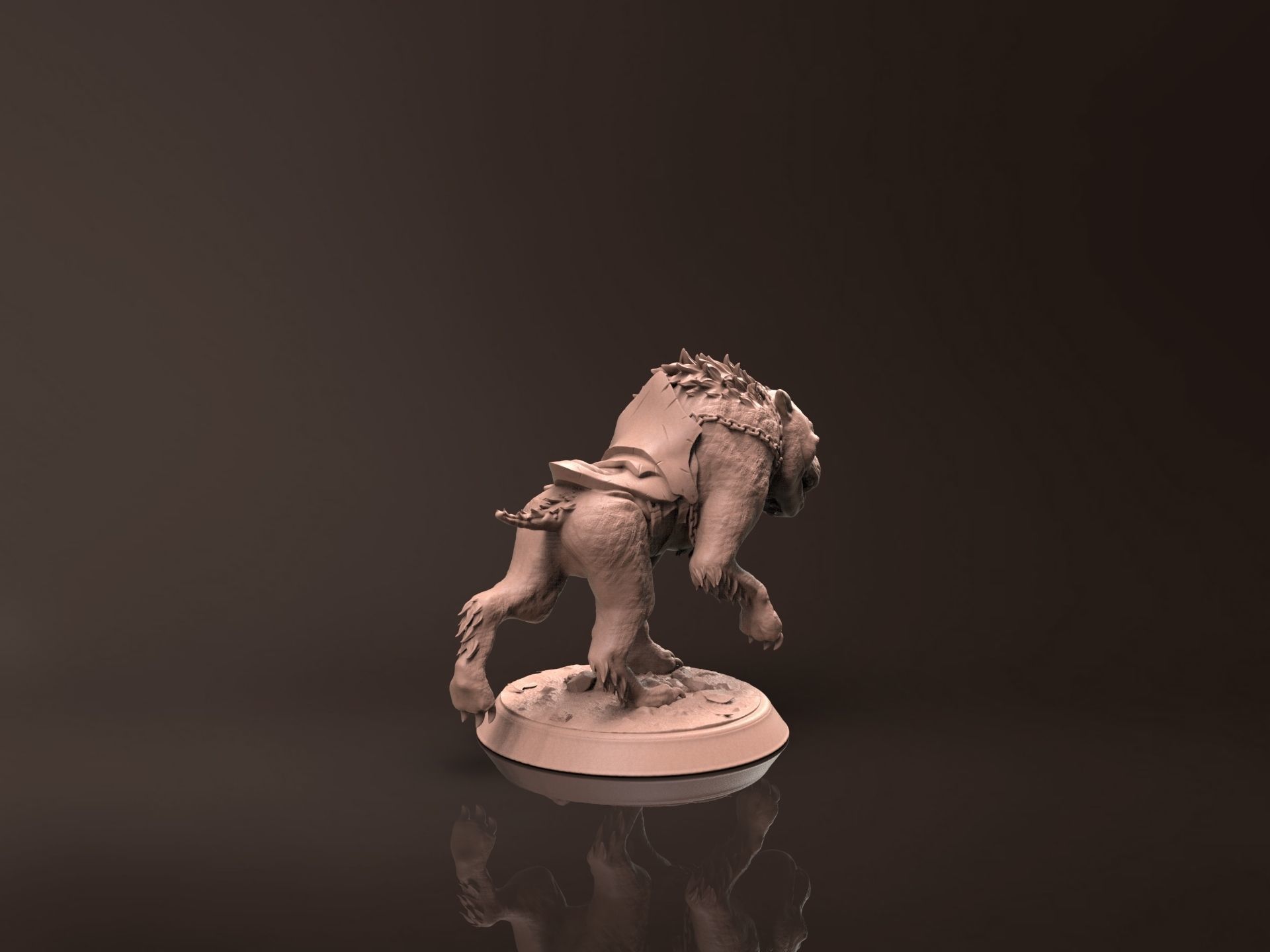 Orc Krampo - Miniature 3D Print Model 3D print model_11