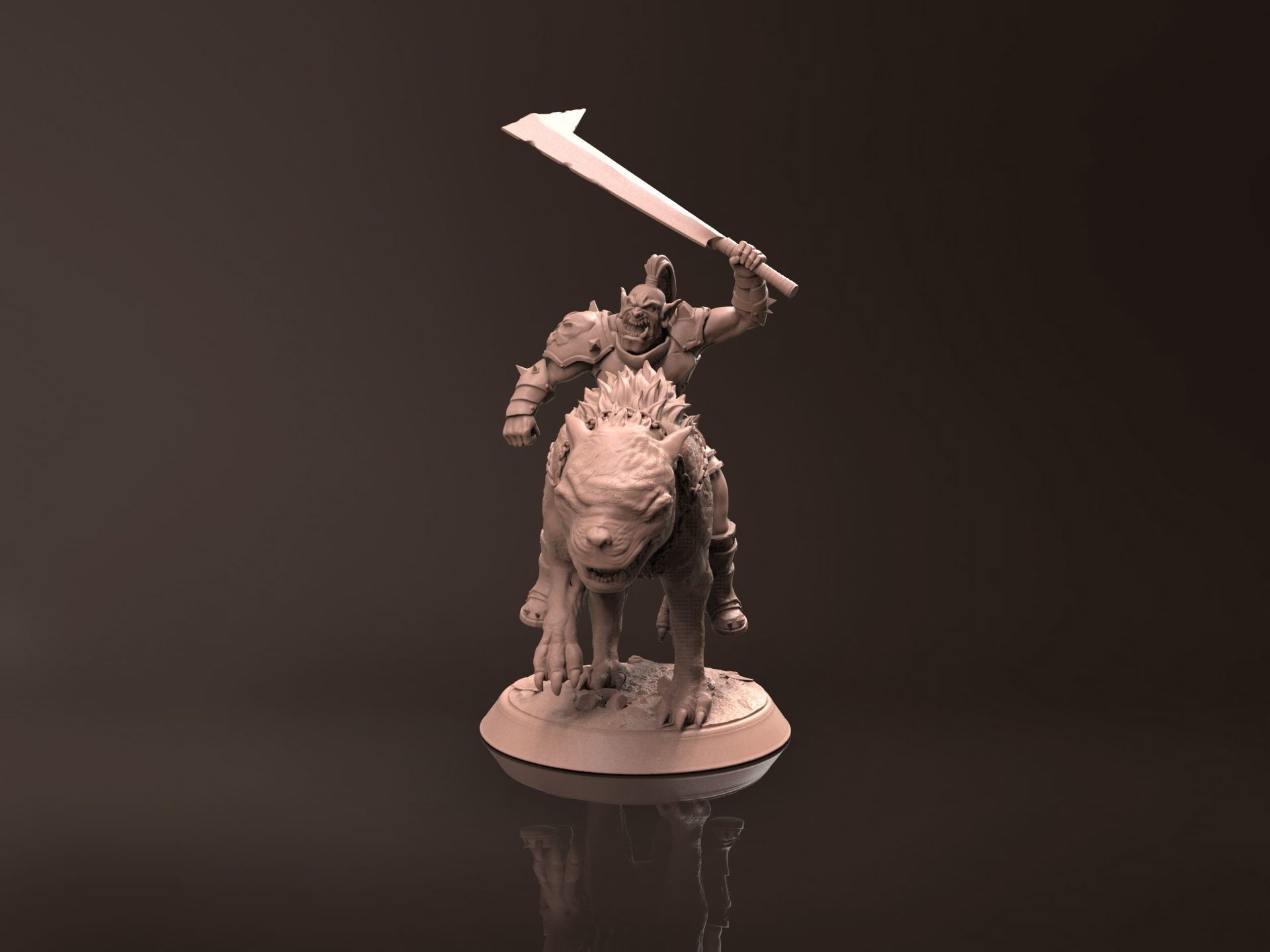 Orc Krampo - Miniature 3D Print Model 3D print model_4