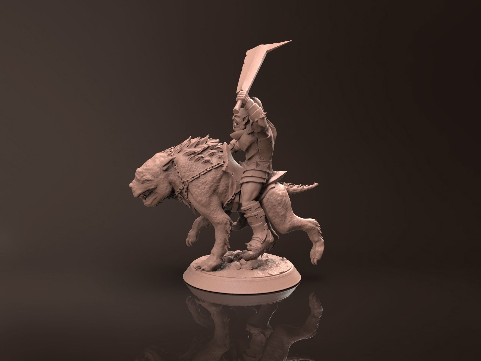 Orc Krampo - Miniature 3D Print Model 3D print model_3