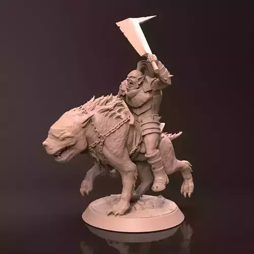 Orc Krampo - Miniature 3D Print Model