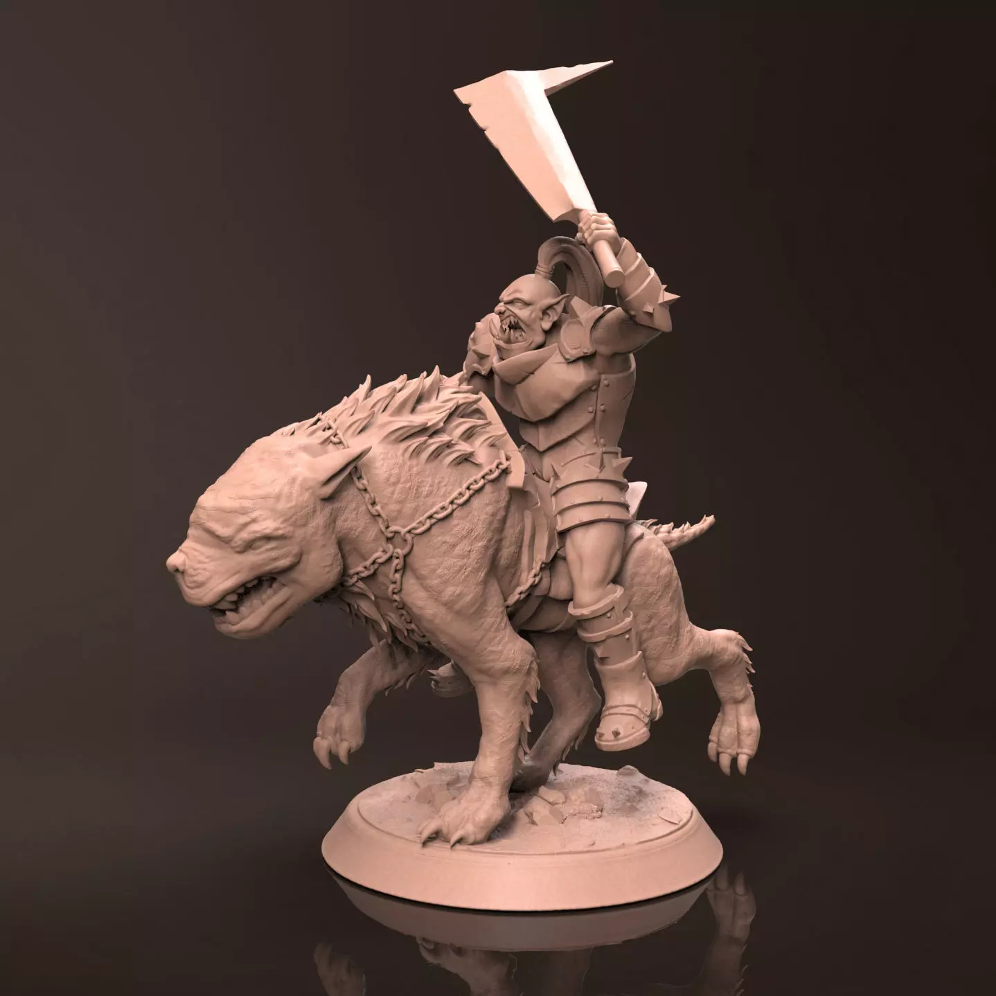 Orc Krampo - Miniature 3D Print Model 3D print model_0
