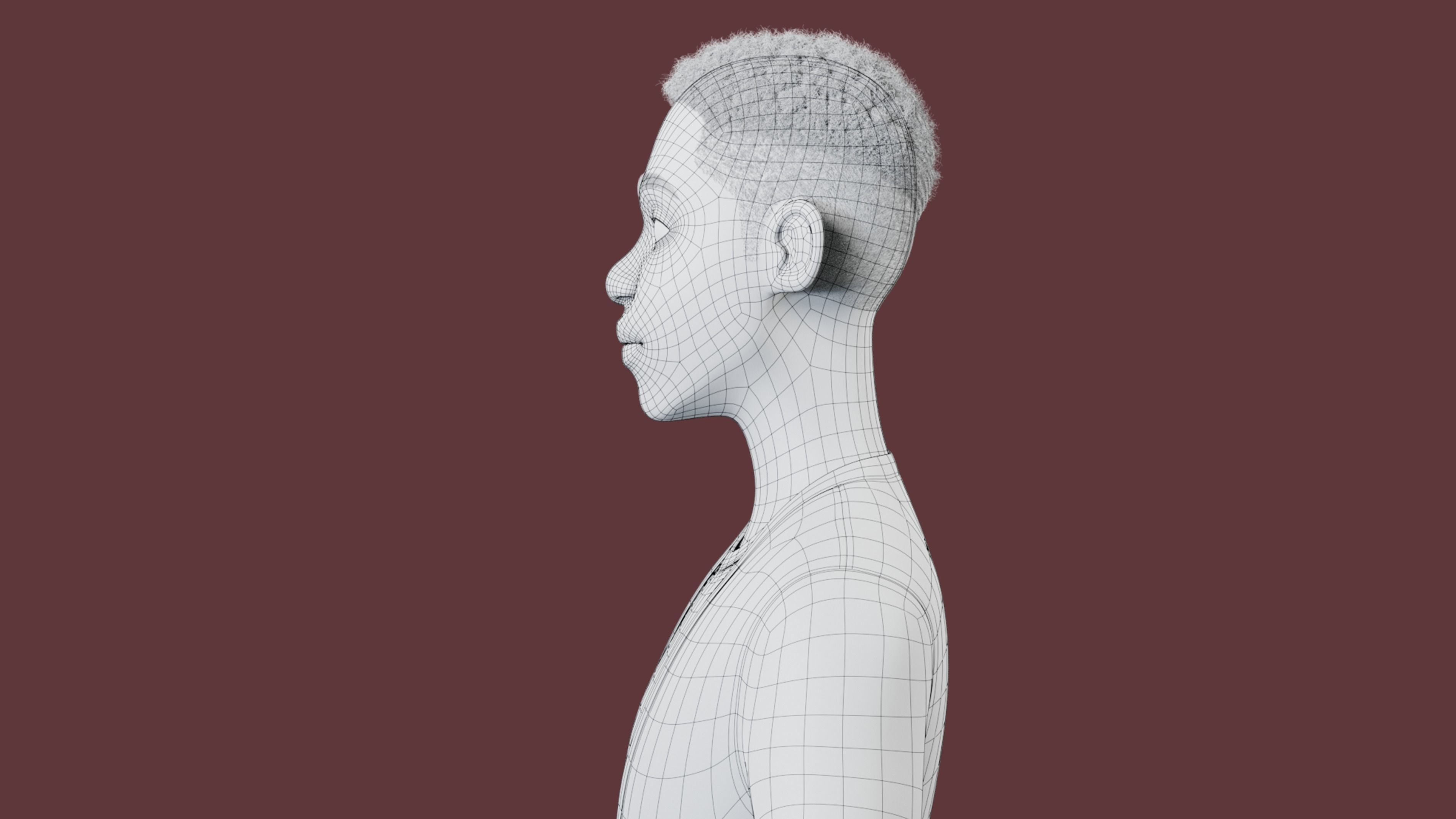 Stylized Boy Rigged Low-poly 3D model_35