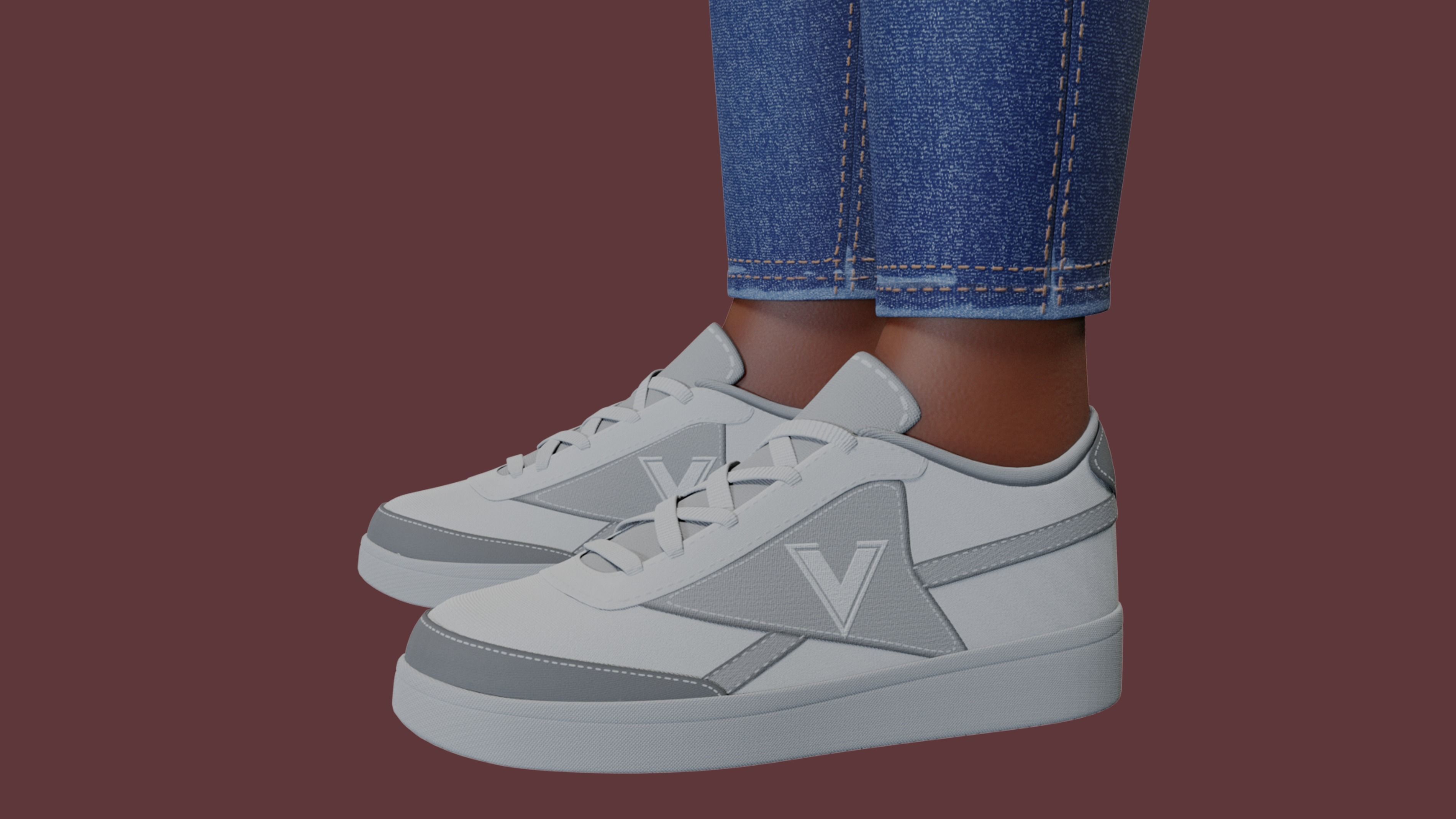 Stylized Boy Rigged Low-poly 3D model_32