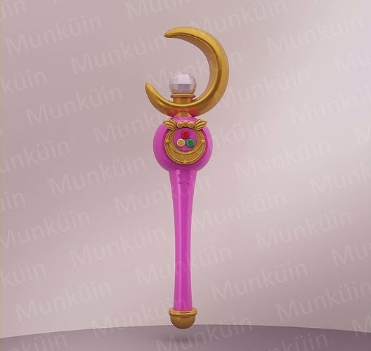 Lunar Scepter Free 3D print model