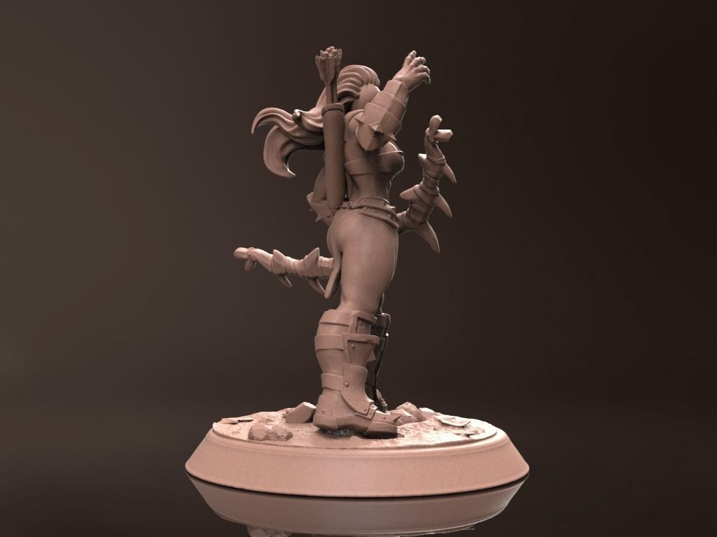 Orc Rakar - Orcs of Valinor - Miniature 3D Print Model 3D print model_5