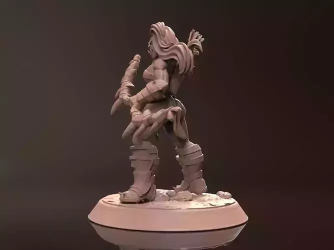 Orc Rakar - Orcs of Valinor - Miniature 3D Print Model