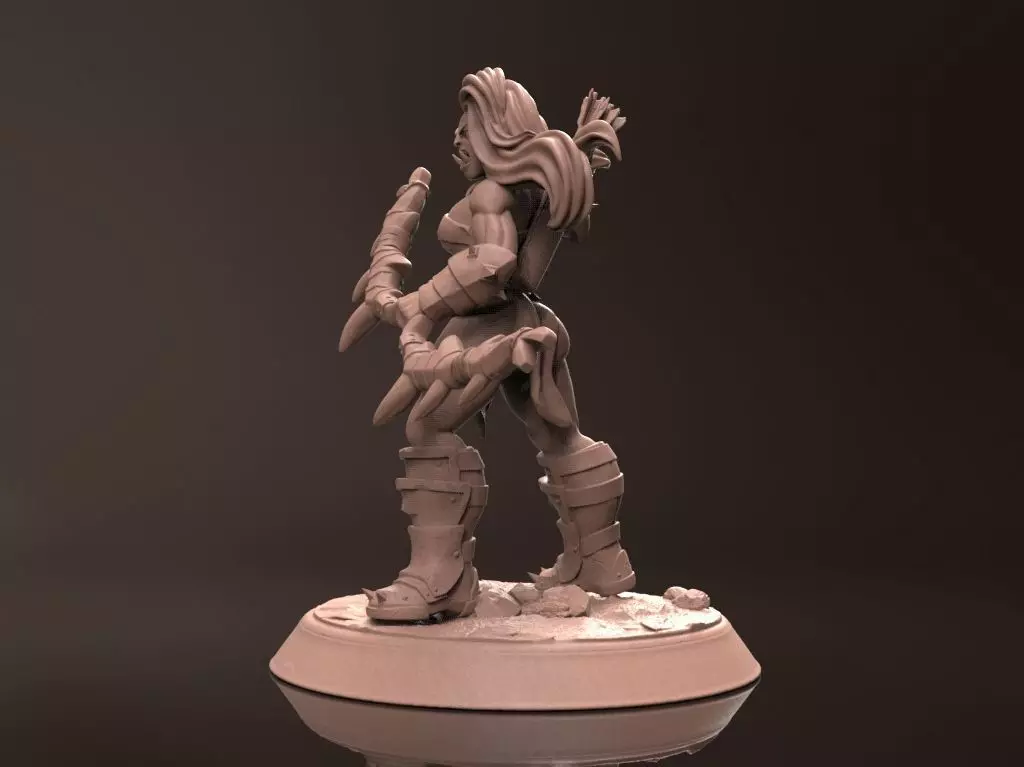 Orc Rakar - Orcs of Valinor - Miniature 3D Print Model 3D print model_0