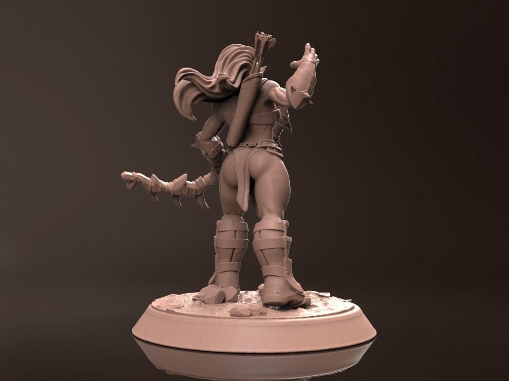 Orc Rakar - Orcs of Valinor - Miniature 3D Print Model 3D print model_6