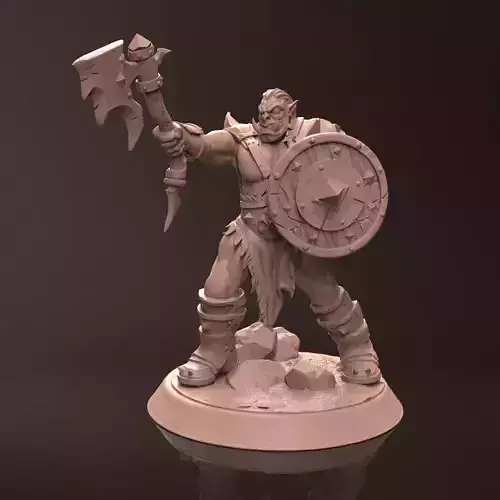 Orc Tarrasco - Miniature 3D Print Model