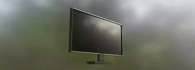 Lowpoly Pc Monitor For Animations 3D model