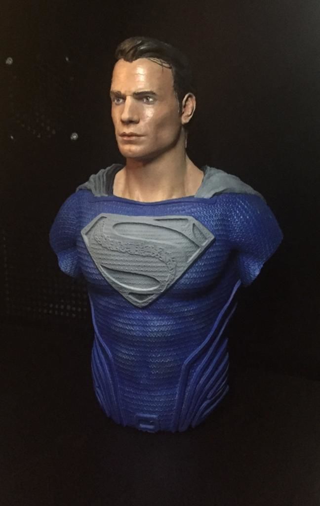Superman Henry Cavill Busto Fan Art 3D print model_4