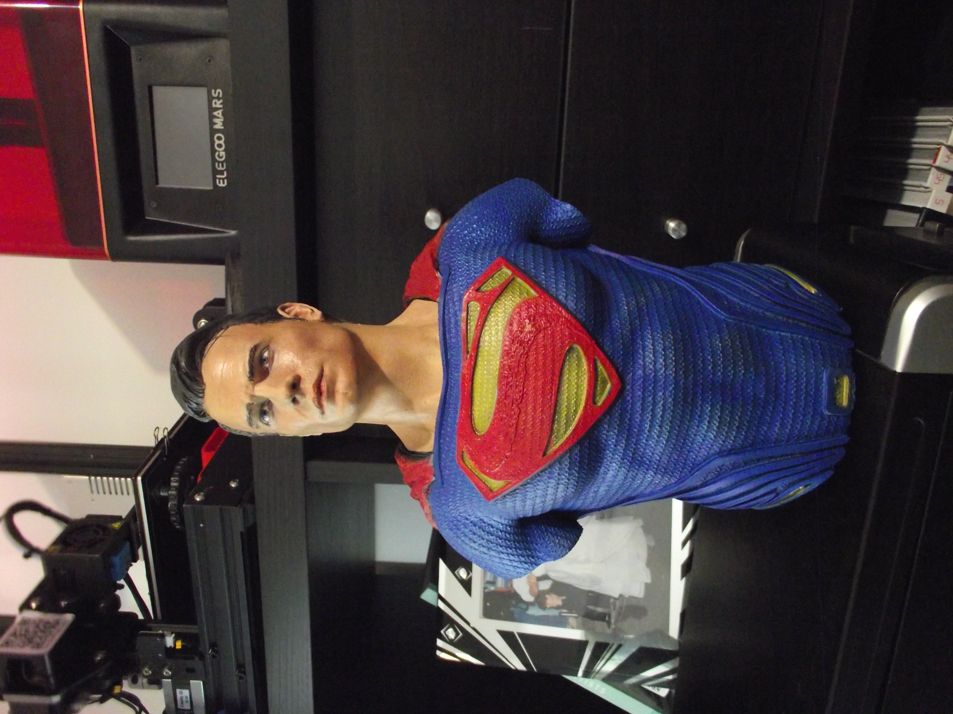 Superman Henry Cavill Busto Fan Art 3D print model_8