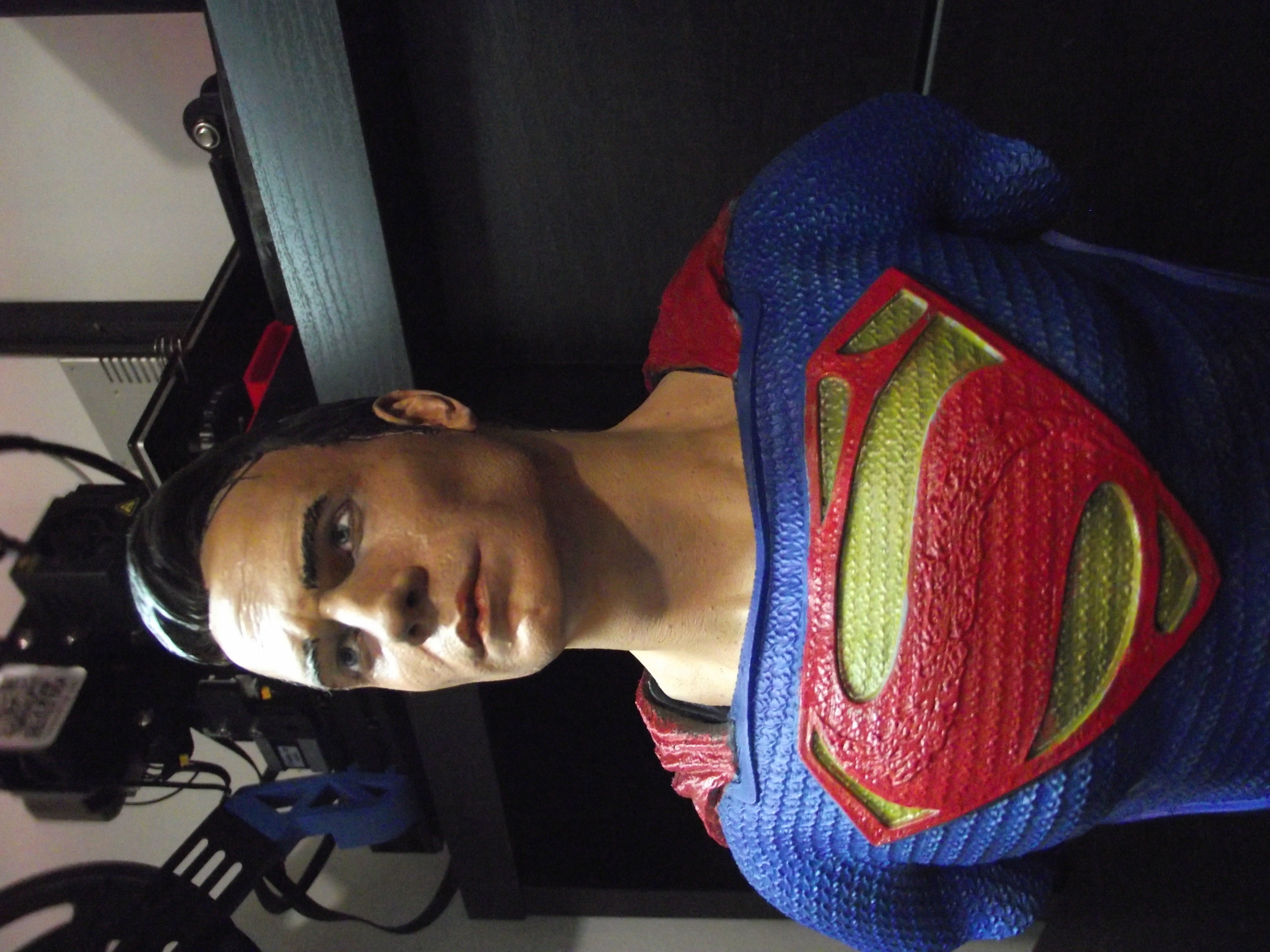 Superman Henry Cavill Busto Fan Art 3D print model_5