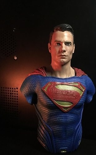 Superman Henry Cavill Busto Fan Art 3D print model