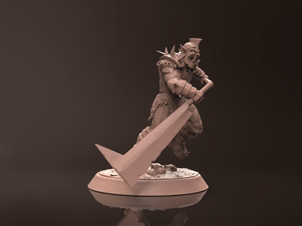Orc Zodrun - Miniature 3D Print Model 3D print model_6