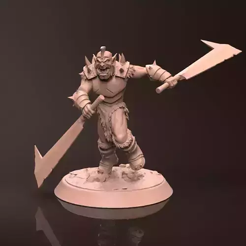Orc Zodrun - Miniature 3D Print Model