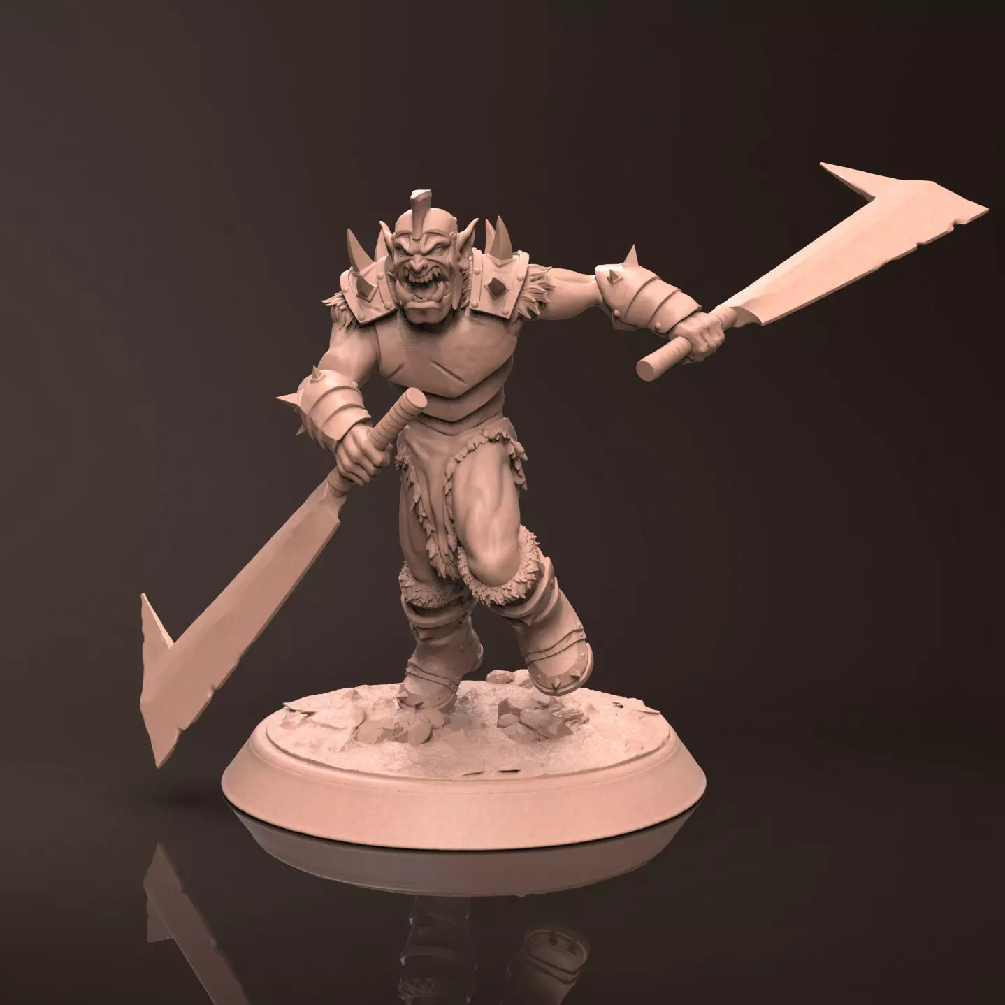 Orc Zodrun - Miniature 3D Print Model 3D print model_0