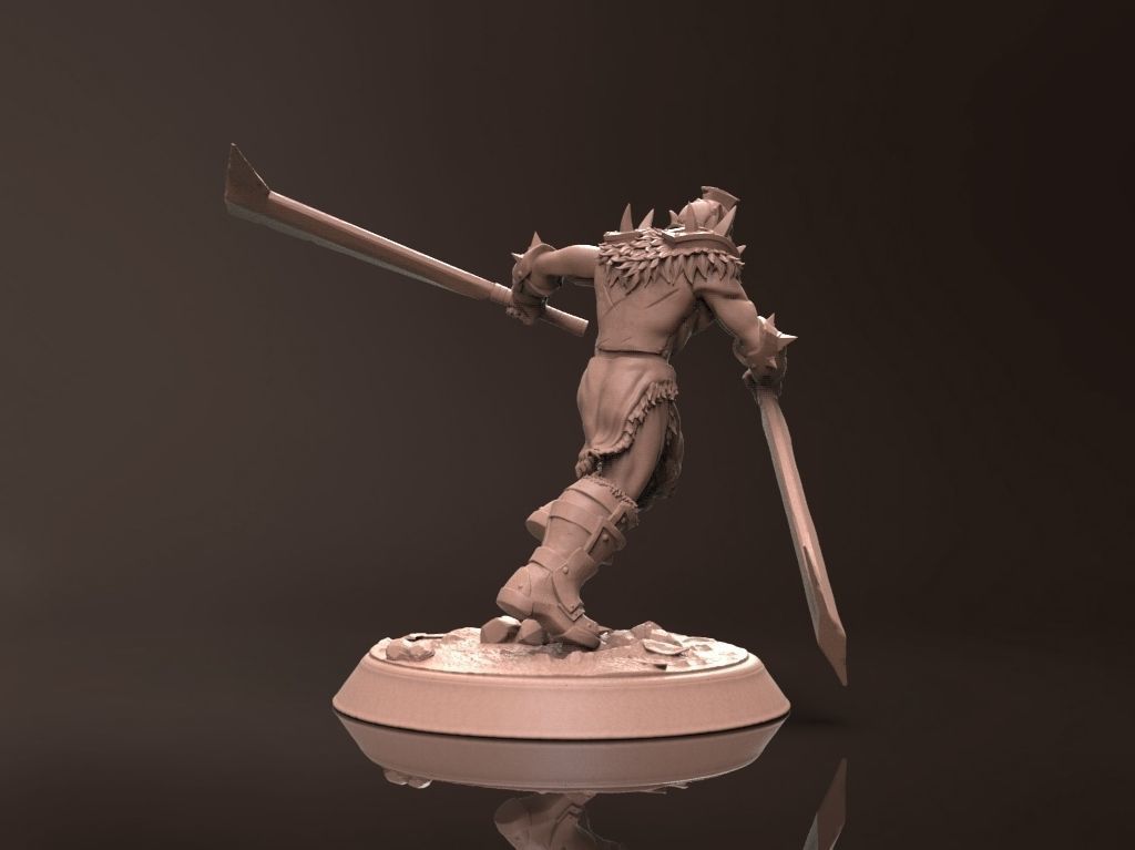 Orc Zodrun - Miniature 3D Print Model 3D print model_9