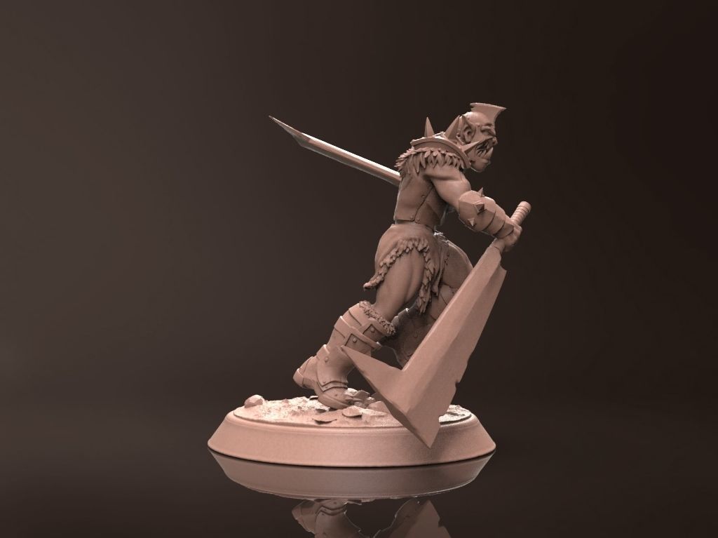 Orc Zodrun - Miniature 3D Print Model 3D print model_7