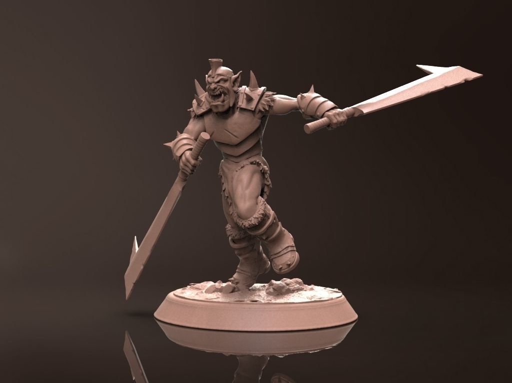 Orc Zodrun - Miniature 3D Print Model 3D print model_5
