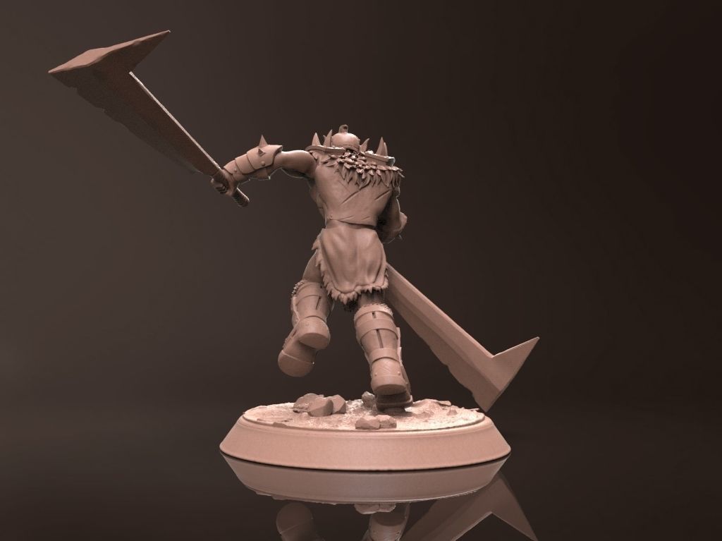 Orc Zodrun - Miniature 3D Print Model 3D print model_10