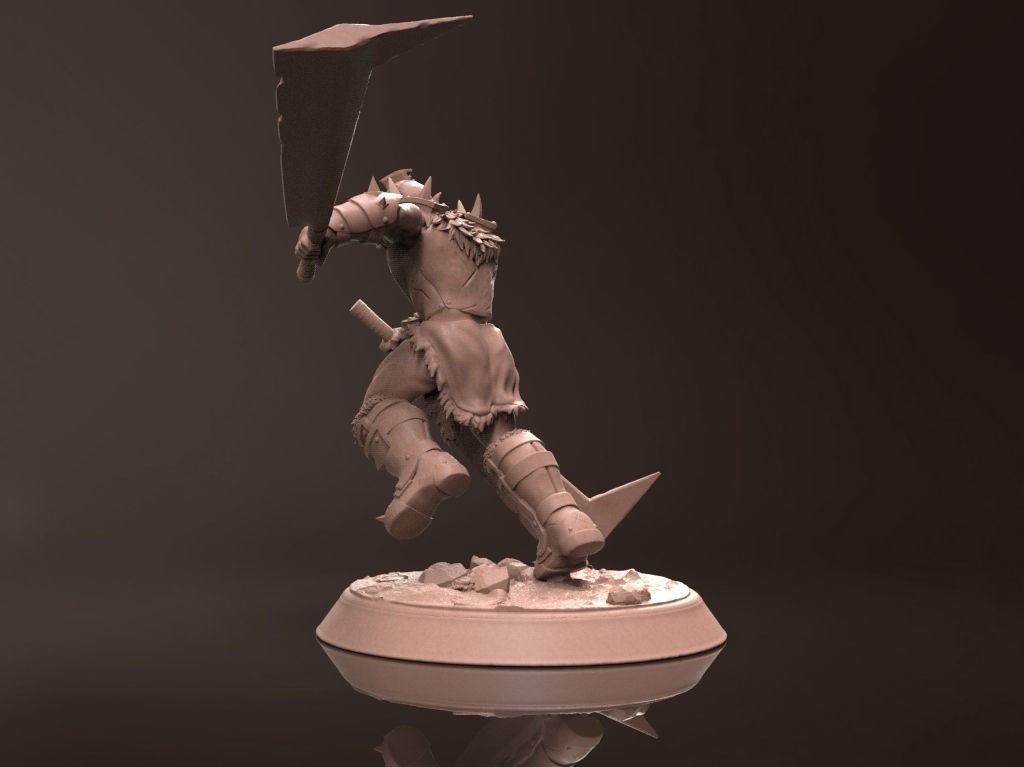 Orc Zodrun - Miniature 3D Print Model 3D print model_11