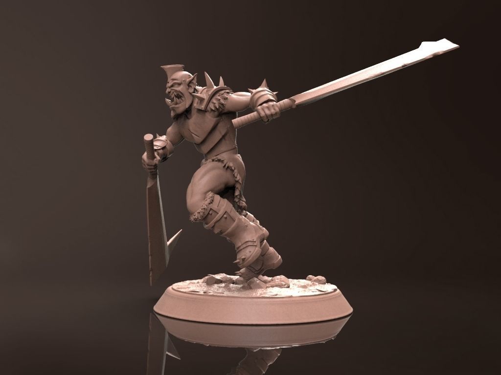 Orc Zodrun - Miniature 3D Print Model 3D print model_4