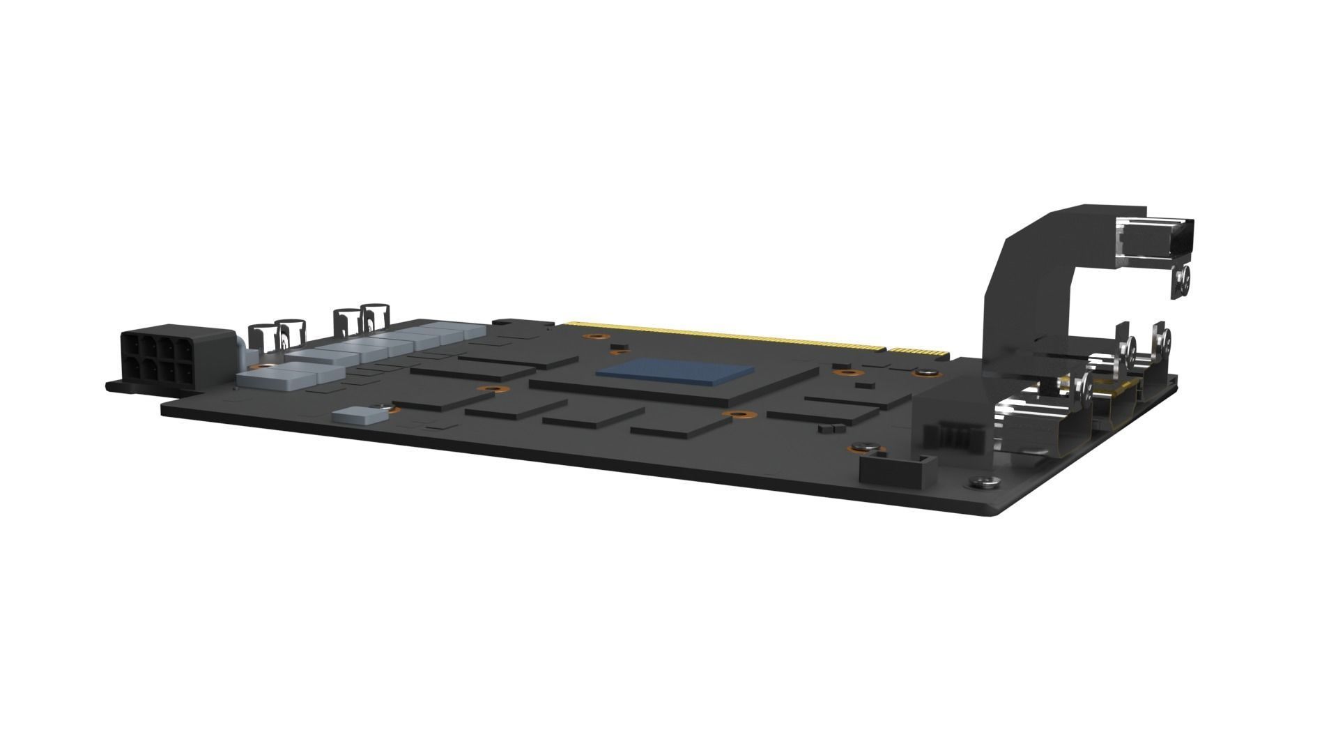 Gigabyte Geforce RTX 2060 MINI ITX OC 6G GPU 3D model_4