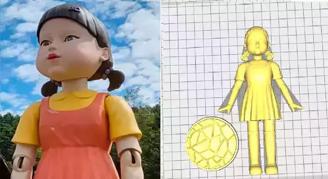 SQUID GAME DOLL 2021
