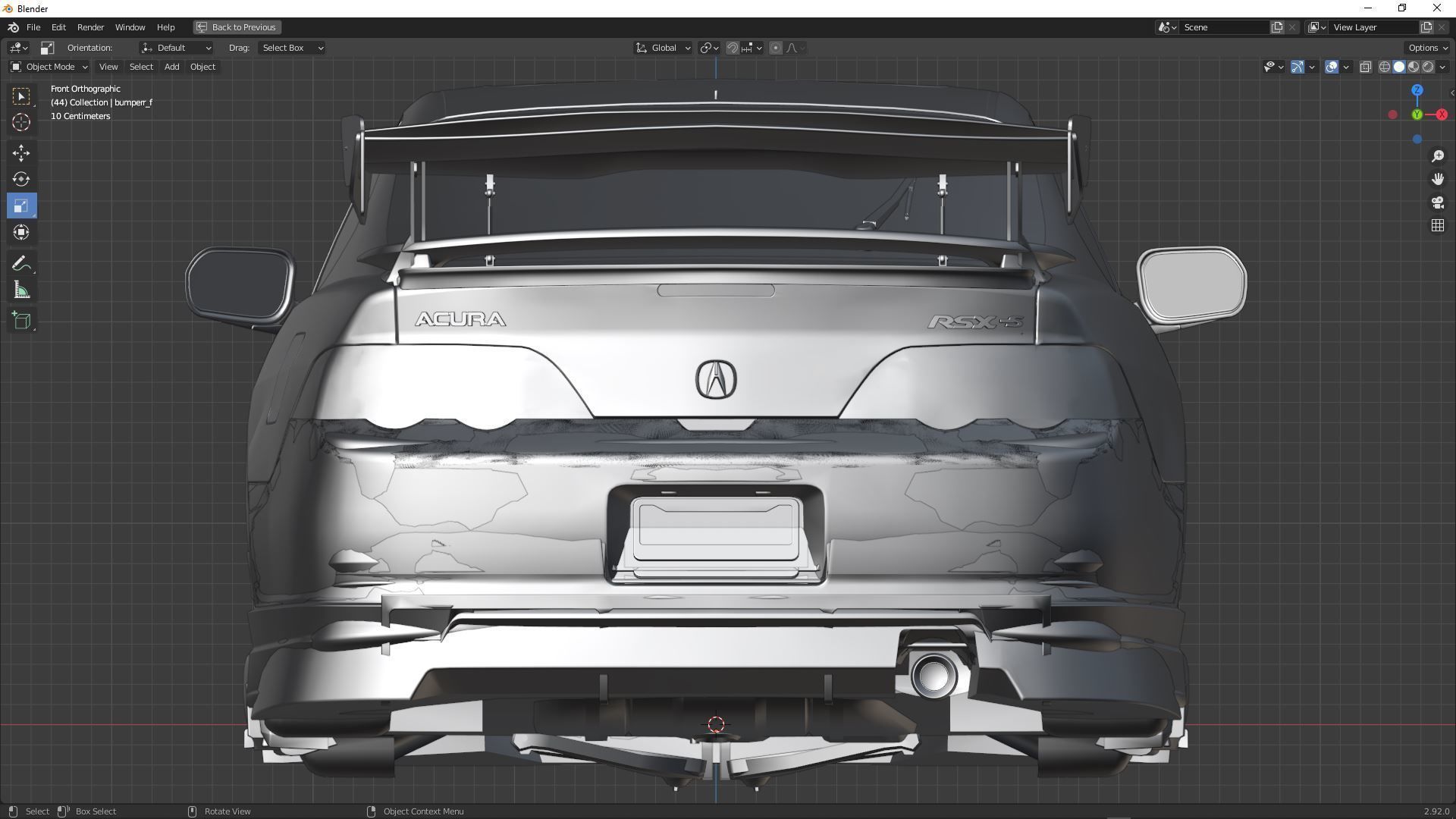 Acura RSX Type - S 2002 3D model_2