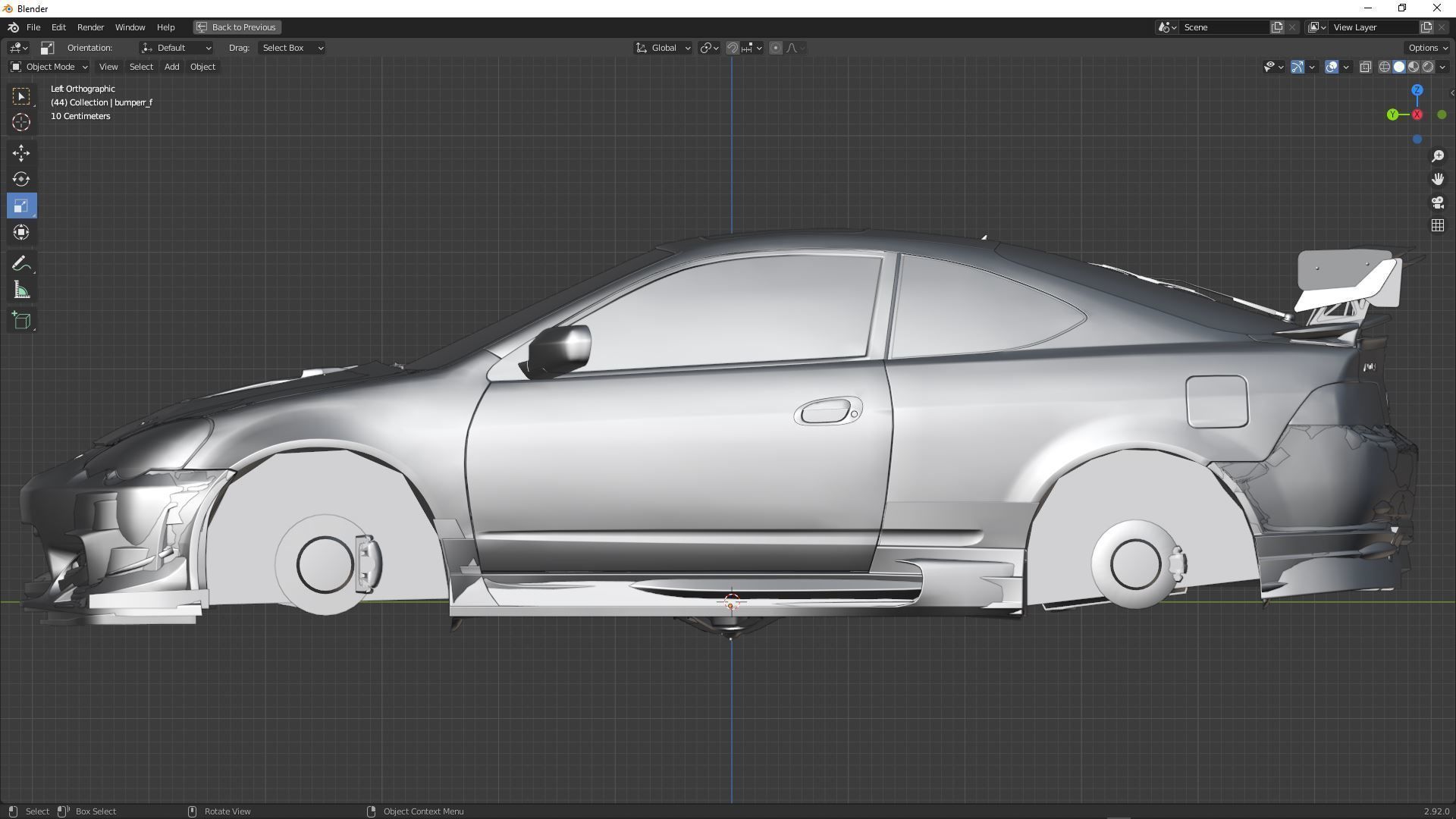 Acura RSX Type - S 2002 3D model_1
