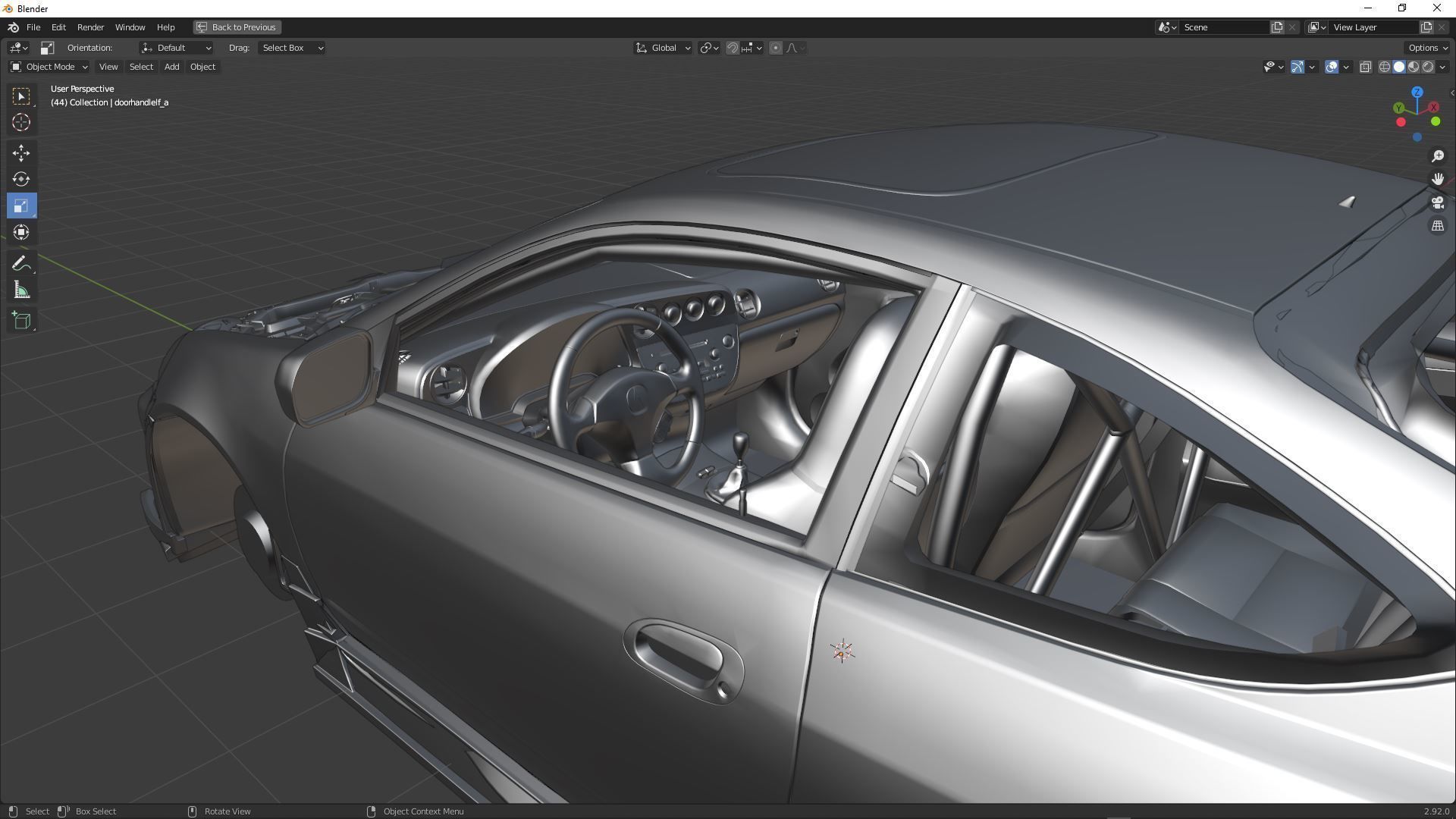 Acura RSX Type - S 2002 3D model_8