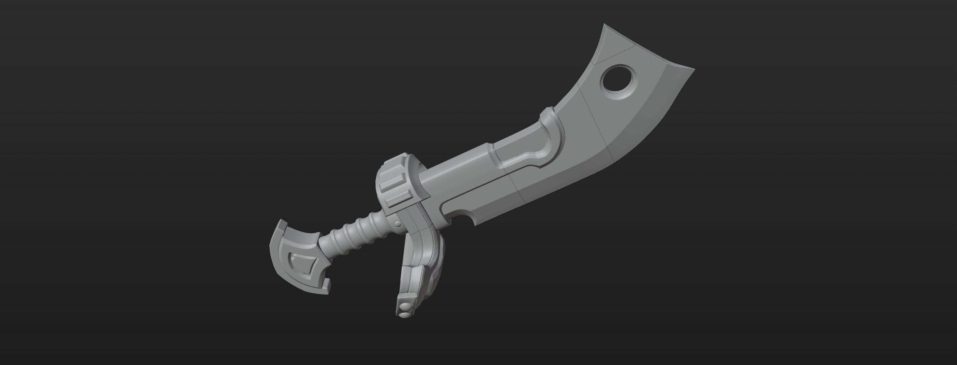 3D Print - Cosplay Weapon - Defender - Verteidiger 3D print model_1