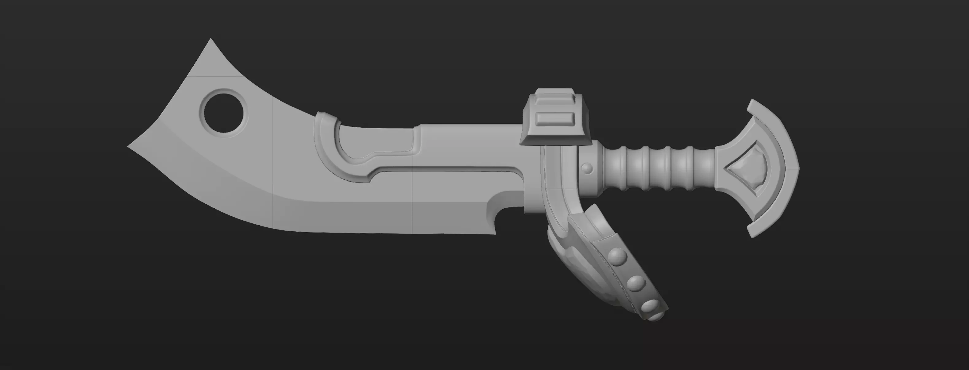 3D Print - Cosplay Weapon - Defender - Verteidiger 3D print model_0