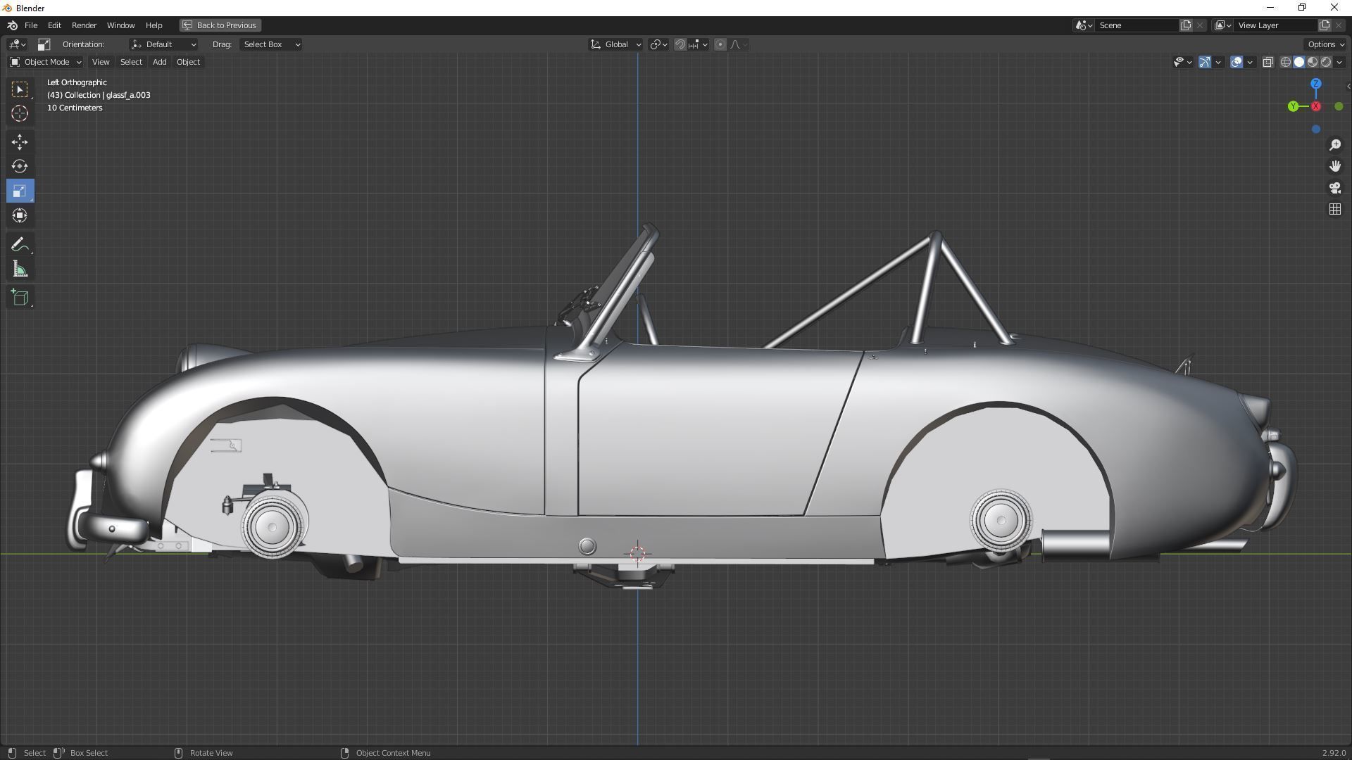 Austin-Healey Sprite 1958 3D model_2