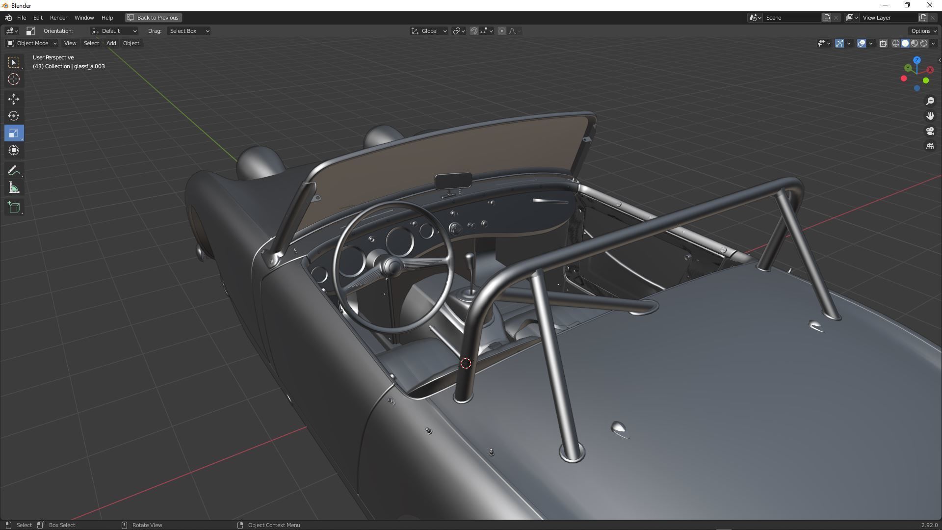 Austin-Healey Sprite 1958 3D model_7