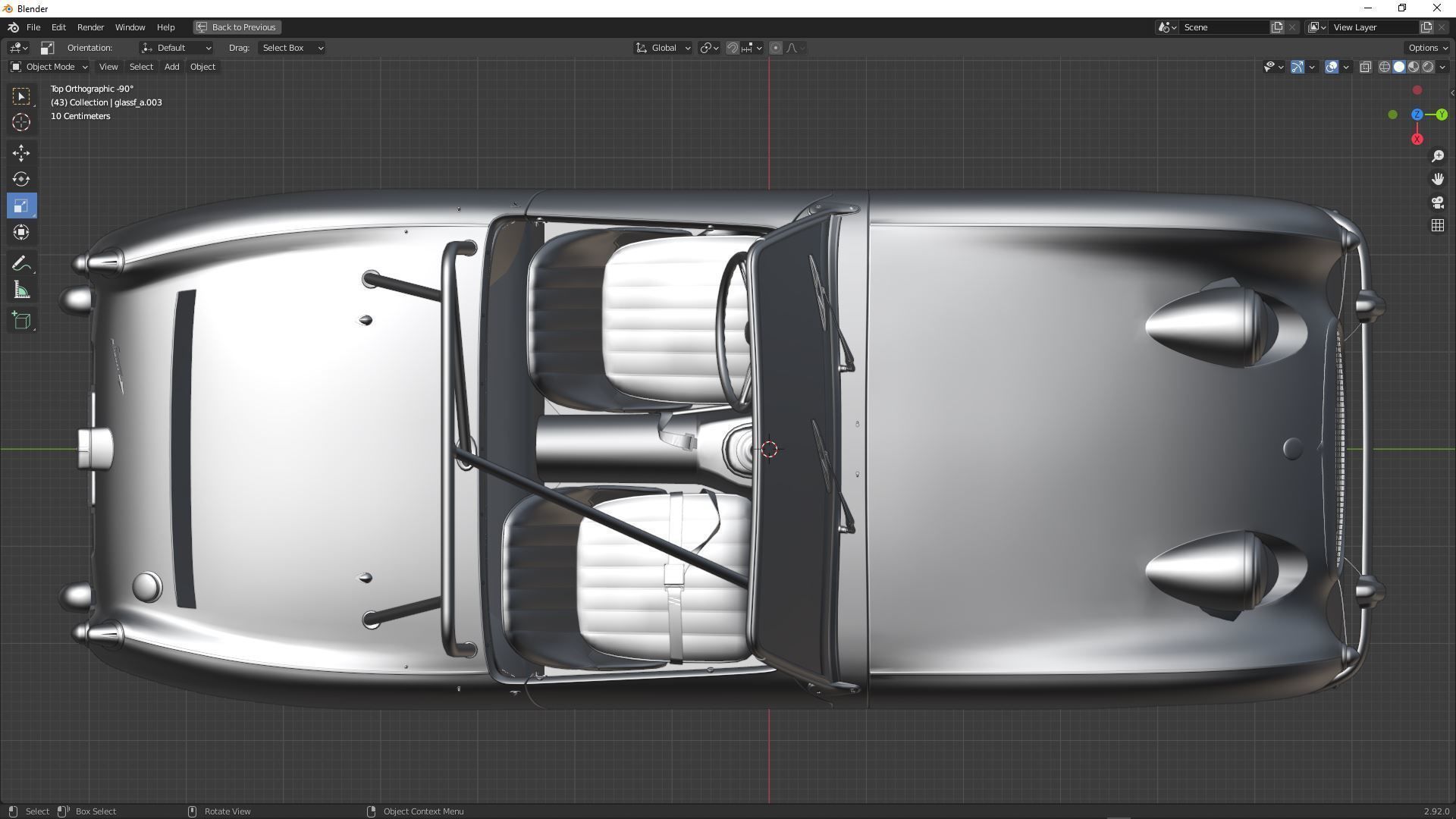 Austin-Healey Sprite 1958 3D model_5