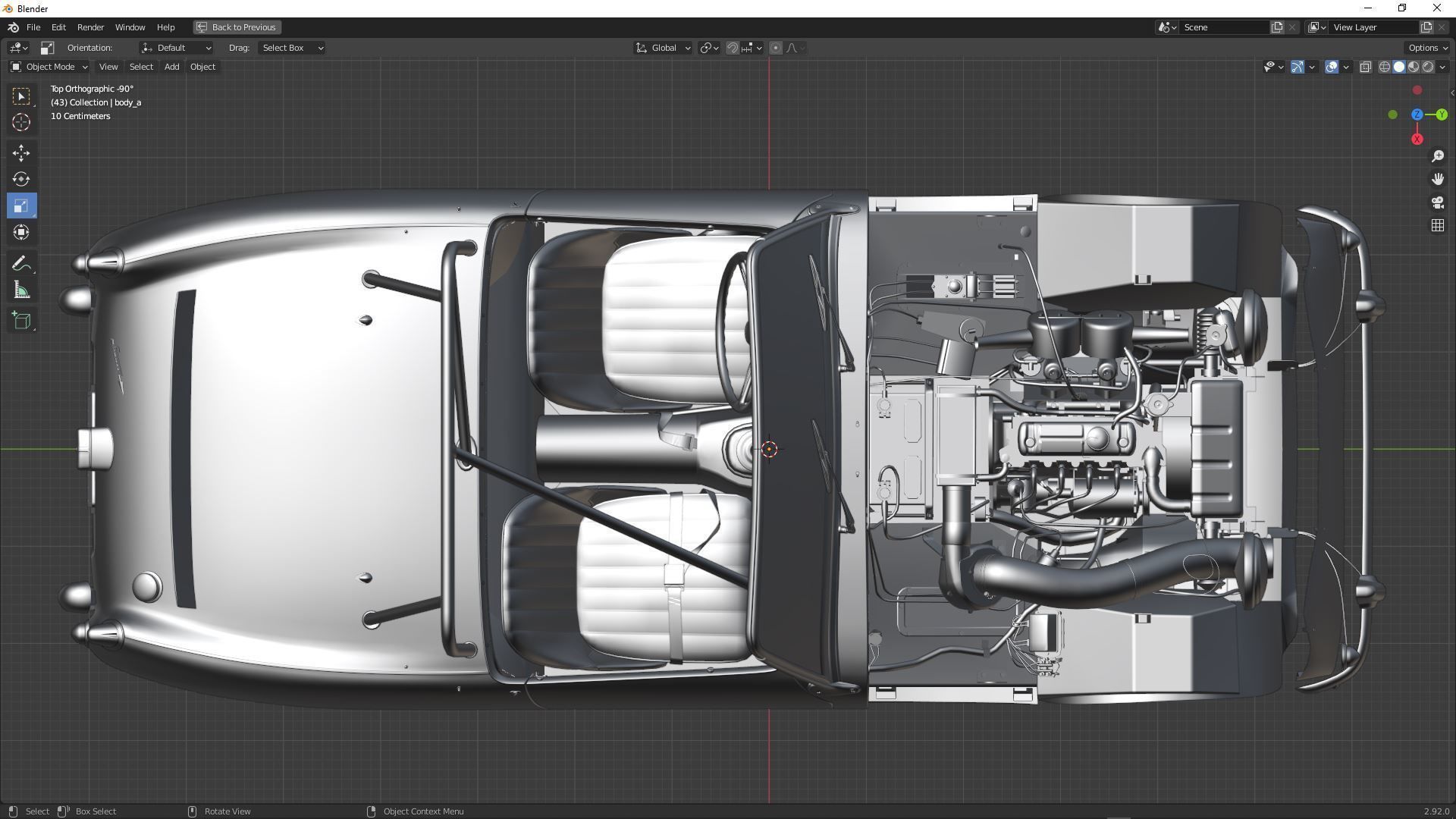 Austin-Healey Sprite 1958 3D model_6