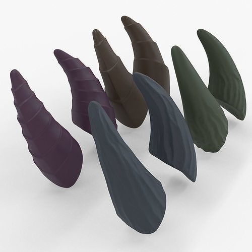 Medium Devil Horns Bundle - Miranda 3D print model