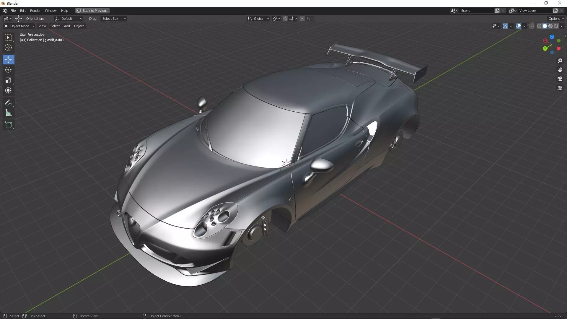 Alfa Romeo 4c 2014  3D model_0