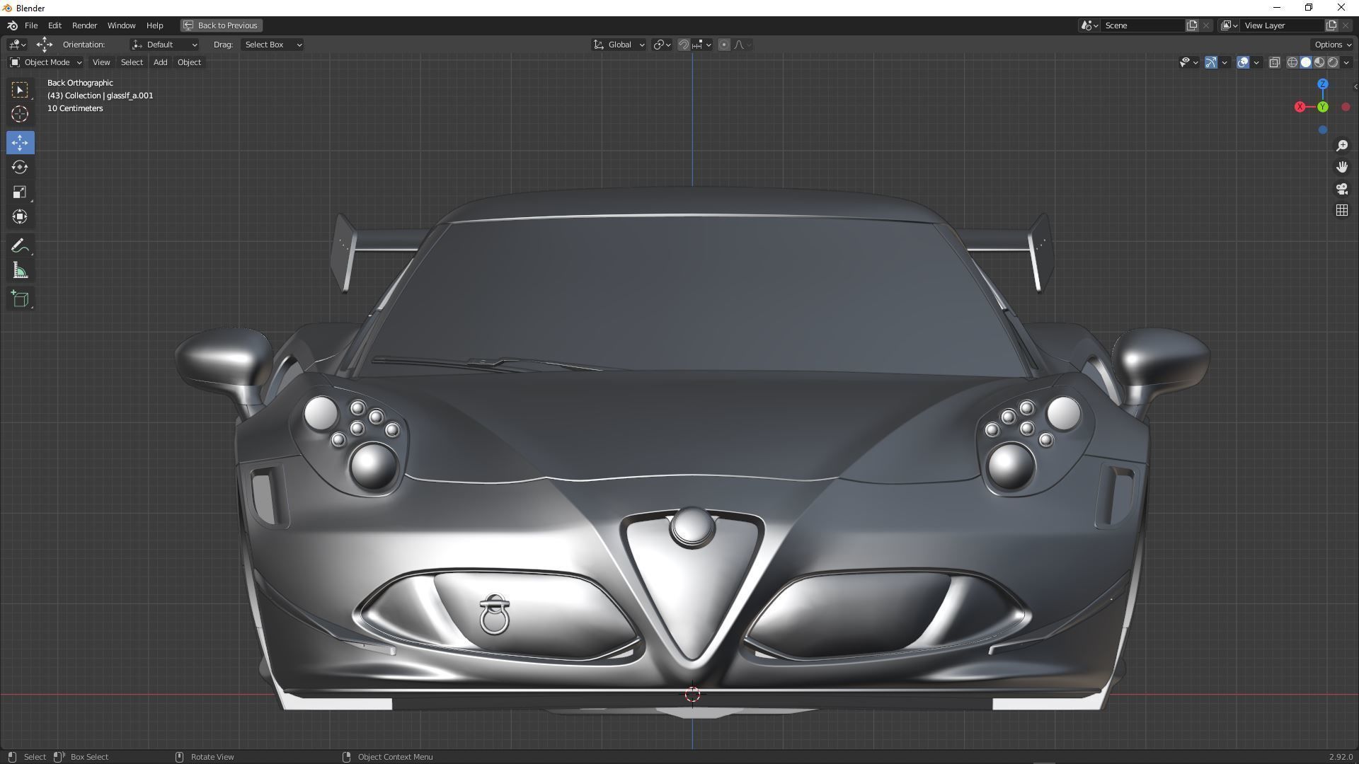 Alfa Romeo 4c 2014  3D model_3