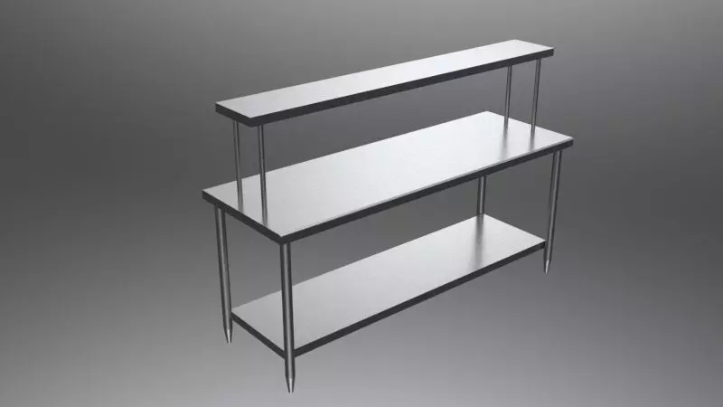stainless steel table Free 3D model