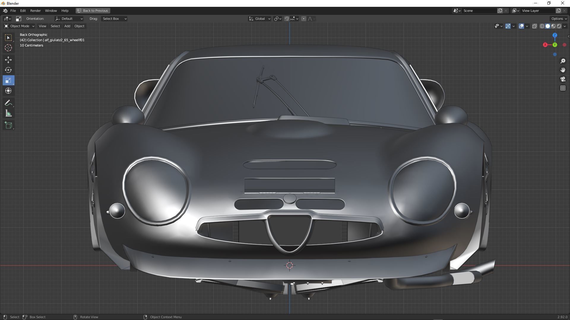 Alfa Romeo Giulia TZ2 1965 3D model_3